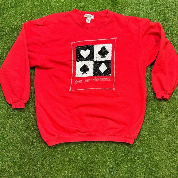 Lauren Alexandra Other - Vintage Lauren Alexandra Sport Card Suits Crewneck